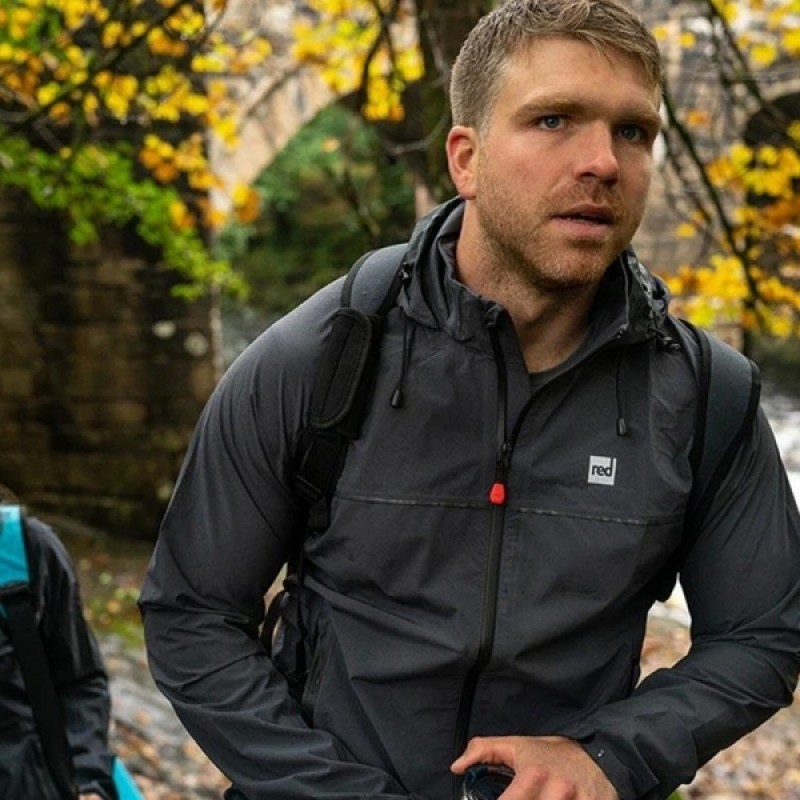 레드 액티브 자켓