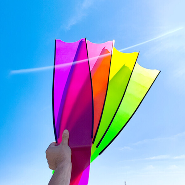 퐁당닷컴,리더핀 네온 옐로우 아이스, 화이트 풋포켓,,리더핀,프리다이빙 > 오리발 > 유리섬유핀