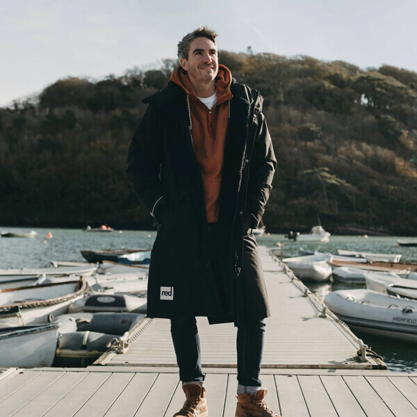 퐁당닷컴,레드 에보 워터프루프 파카 슬림라인,영국 감성 프리미엄 레드 아우터,레드,프리다이빙 > 어패럴 > 방풍 자켓