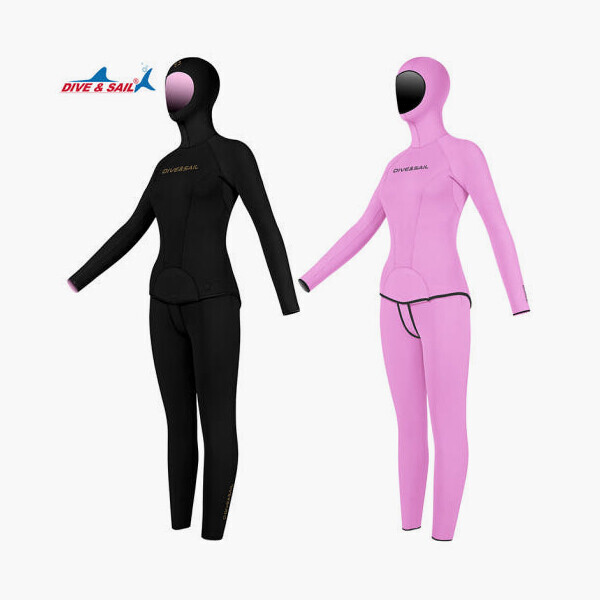 퐁당닷컴,다이브앤세일 고탄성나일론 양면슈트 프리다이빙 스쿠버다이빙 여성용 1.5mm,본 상품은 주문제작 상품으로 출고까지 3-4주 정도 소요되며 교환, 반품이 불가 합니다],다이브앤세일,프리다이빙 > 슈트 > 투피스