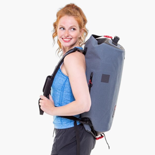 퐁당닷컴,레드 워터푸르프 킷 백,영국 감성 프리미엄 레드, 리싸이클 TPU소재 제작. 숄더백, 백팩 두 가지로 연출 가능한 방수백,레드,수영, 물놀이 > 가방 > 방수백