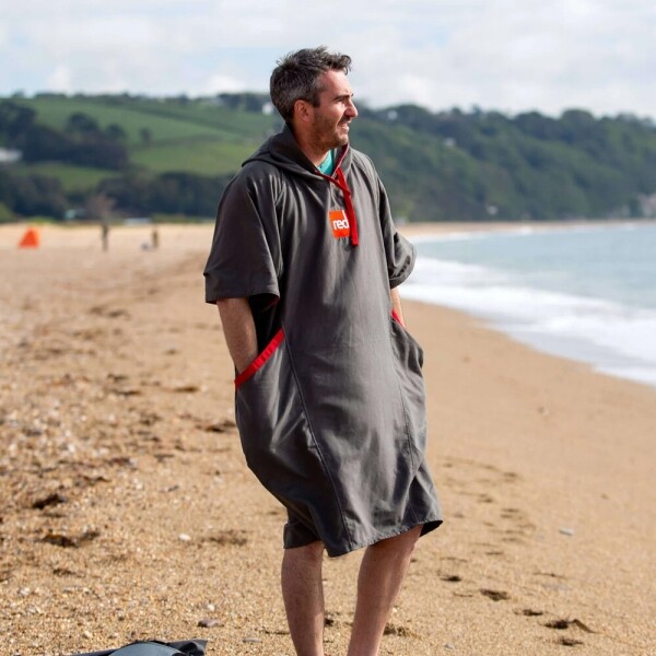 퐁당닷컴,레드 퀵 드라이 체인지 판초,영국 감성 프리미엄 레드, 수분 흡수도 건조도 빠르게! 컴팩트한 사이즈로 실용성UP! (휴대 파우치포함),레드,수영, 물놀이 > 어패럴 > 판쵸, 타월