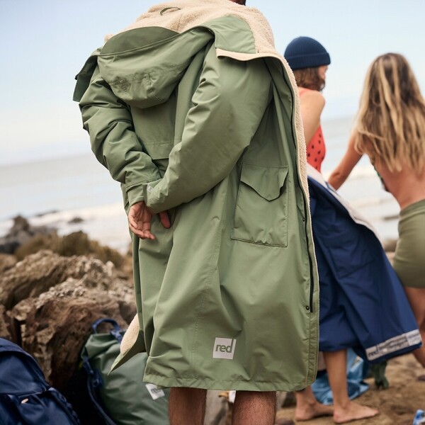 퐁당닷컴,레드 에보 워터프루프 파카 슬림라인,영국 감성 프리미엄 레드 아우터,레드,프리다이빙 > 어패럴 > 방풍 자켓