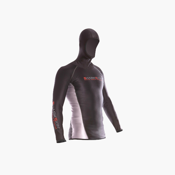 퐁당닷컴,CHILLPROOF L/S with Hood 남성용,,샤크스킨,스쿠버 > 웨트슈트 > 슈트 상의 