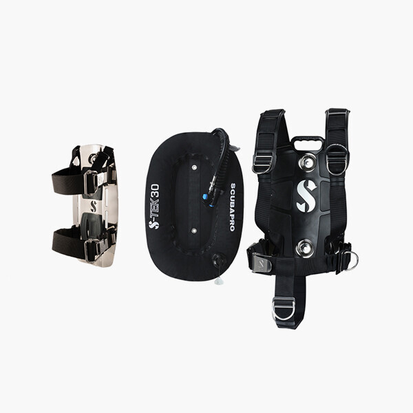 퐁당닷컴,★에스텍 컬러 입고 기념 이벤트★ 에스텍 퓨어 플러스 싱글 시스템, S-TEK PURE PLUS SYSTEM,S-TEK 퓨어 플러스 시스템은 DIR 시스템에 최적화 되어 있습니다. 허리에 캐니스터 라이트용 어댑터가 연결되어 있으며, 익스텐더 모드로 쉽게 벗을 수 있는 장점이 있습니다.,스쿠버프로,스쿠버 > BC 백플레이트  > 싱글