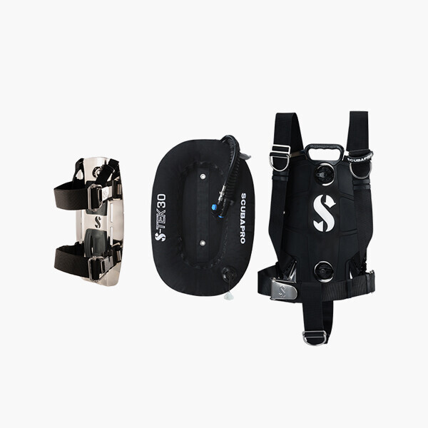 퐁당닷컴,★에스텍 컬러 입고 기념 이벤트★ 에스텍 퓨어 싱글 시스템, S-TEK PURE SINGLE SYSTEM,테크니컬 다이빙의 진정한 탐험 준비 장비, S-TEK,스쿠버프로,스쿠버 > BC 백플레이트  > 싱글